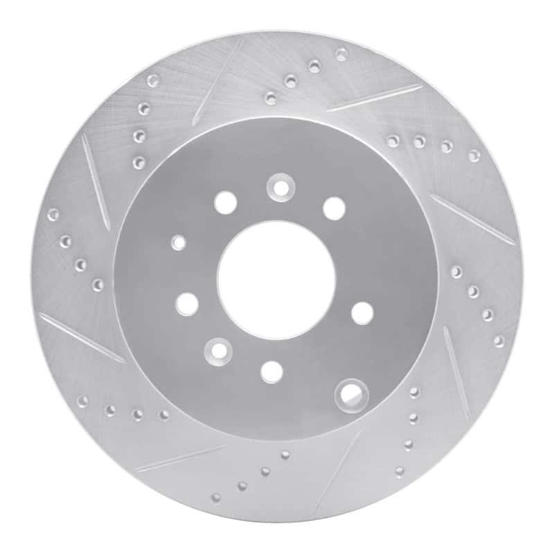 R1 Concepts — R1 07-15 Mazda CX-9 Rear Left Drilled & Slotted Silver Brake Rotor
R1 Brake Rotor Drill - view 1