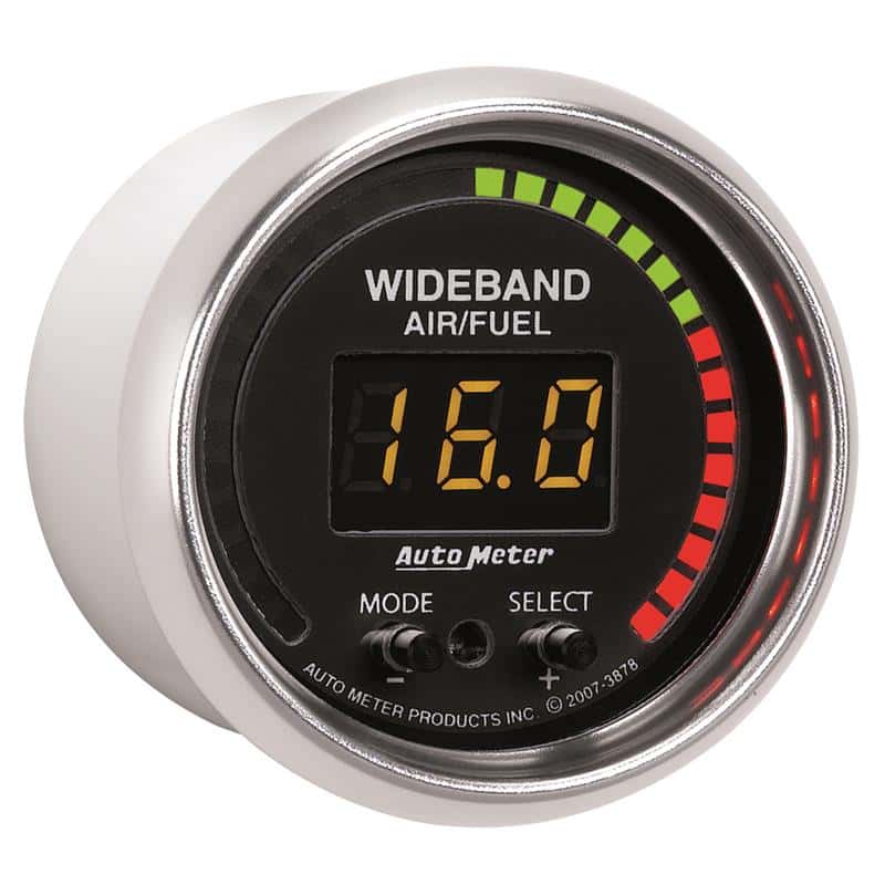 AutoMeter — Autometer GS 52mm AFR or LAMBDA Digital Wideband Air/Fuel Ratio PRO Wideband A/F Kit
2-1/16" WIDEBAND A/F - view 4