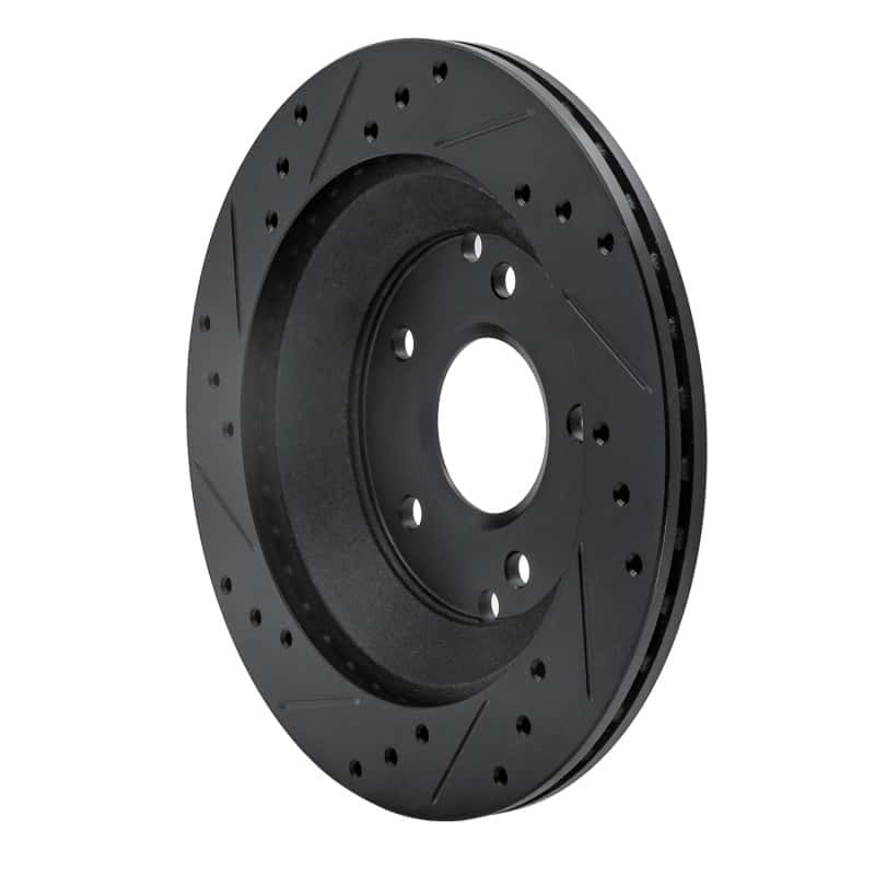 R1 Concepts — R1 88-96 Chevrolet Corvette Rear Right Drilled & Slotted Black Brake Rotor
R1 Brake Rotor Drill - view 4