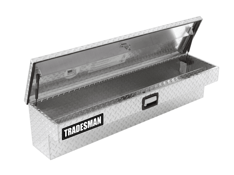 Tradesman — Tradesman Aluminum Side Bin Truck Tool Box (48in.) - Brite - view 2