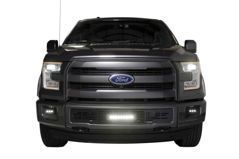 Putco — Putco 15-17 Ford F-150 - SS Black Bar Design w/10in Luminix Light Bar Bumper Grille Inserts
BmprValanceGrilleIns - view 4