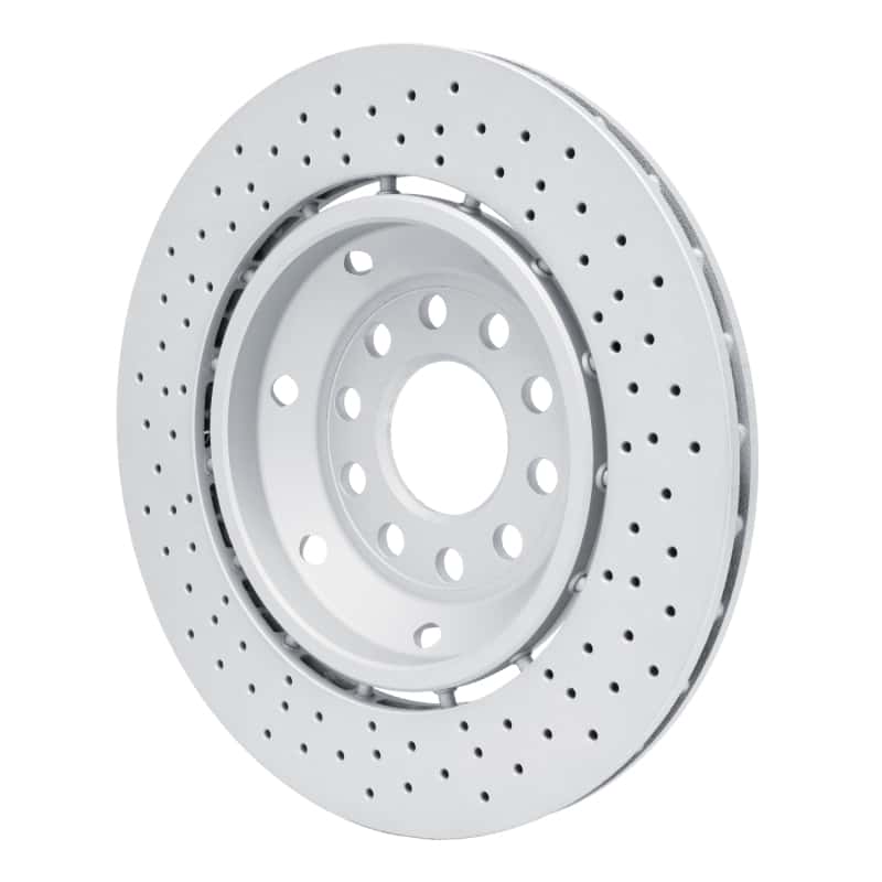 DFC — DFC 03-04 Audi RS6 Left Rear Drilled Hi-Carbon Alloy Geomet Coated Rotor
DFC Brake Rotor - view 4