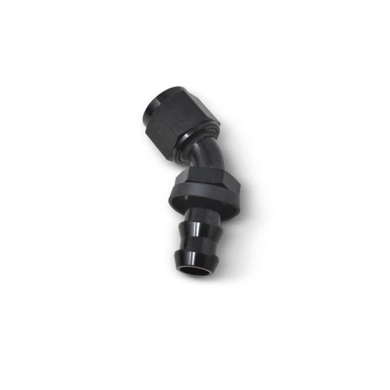 Russell — Russell Performance -10 AN Twist-Lok 45 Degree Hose End (Black)
Hose Fitting - view 6