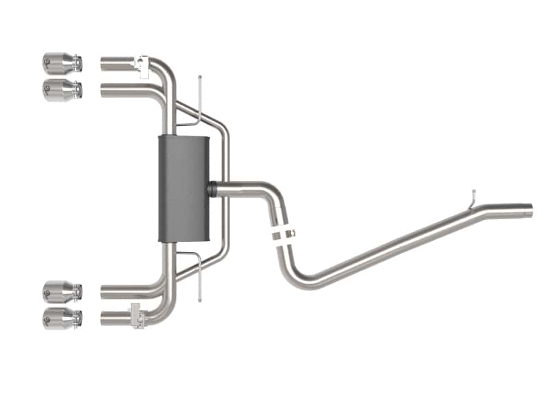 aFe — aFe MACHForce XP 3in-2.5in 304SS Exhaust Cat-Back 15-20 Audi S3 L4-2.0L (t) - Polished Tips
Cat-Back Exhaust - view 2