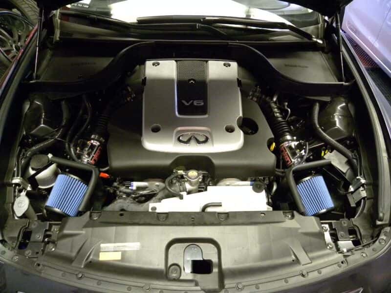 Injen — Injen 12 Infiniti G25 2.5L V6 Dual Black Short Ram Intake w/ MR Technology
Short Ram Intake
Air Intake Kit - view 4