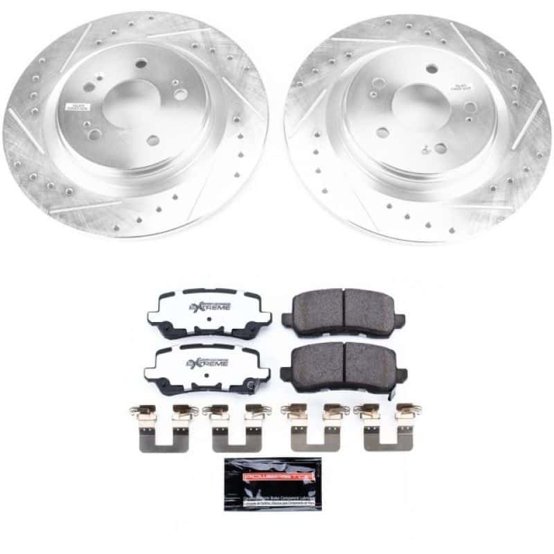 PowerStop — Power Stop 18-19 Honda Odyssey Rear Z26 Street Warrior Brake Kit - view 1