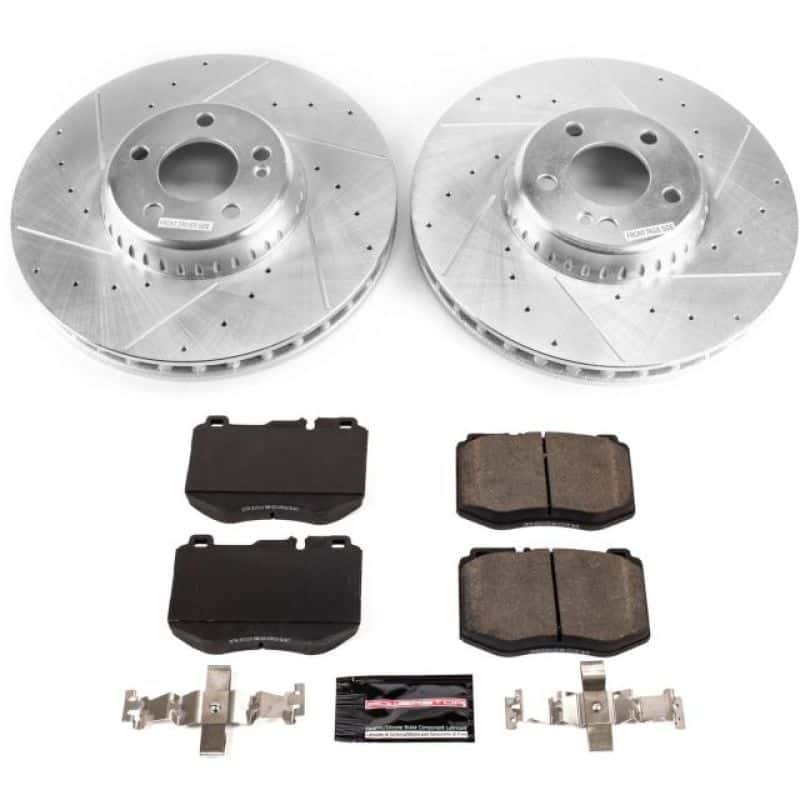 PowerStop — Power Stop 2018 Mercedes-Benz C350e Front Z23 Evolution Sport Brake Kit - view 1