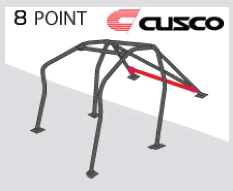 Cusco — Cusco D1 Chromoly 8pt 2 Pssngr Around Dash 10-15 Hyundai Genesis Coupe LHD w/Sunroof (S/O No Cancel) - view 4