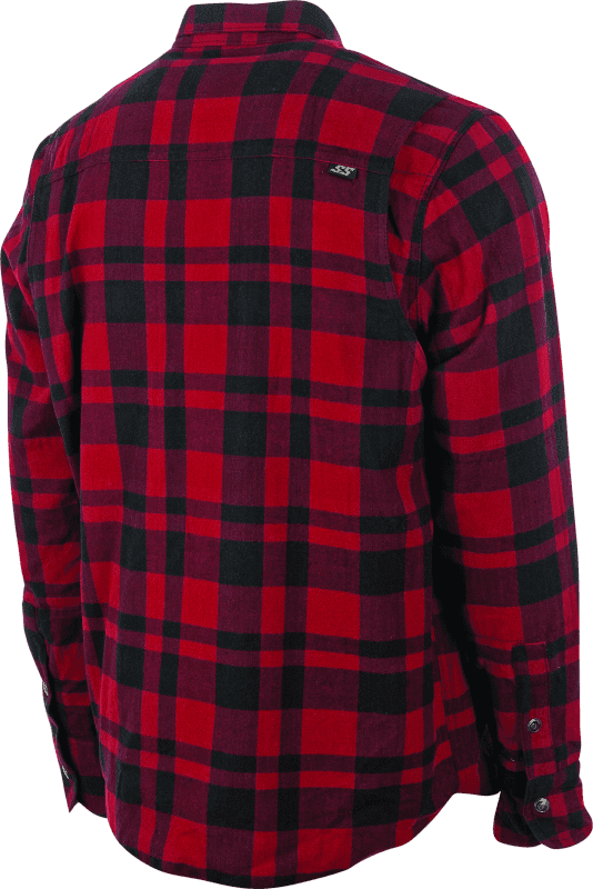 Speed and Strength — Speed and Strength Black 9 2.0 Moto Shirt Red - Small - view 1