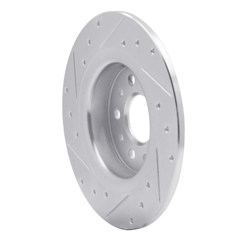 R1 Concepts — R1 14-19 Fiat 500L Rear Right Drilled & Slotted Silver Brake Rotor
R1 Brake Rotor Drill - view 4