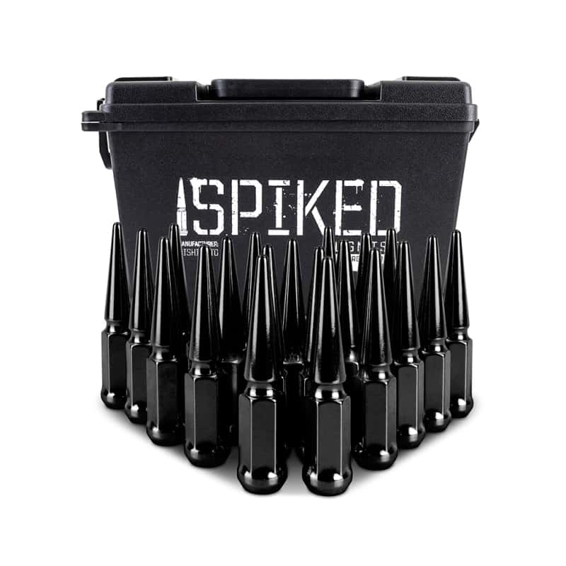 Mishimoto — Mishimoto Steel Spiked Lug Nuts M12x1.5 20pc Set - Black
Spiked Lug Nuts - view 4