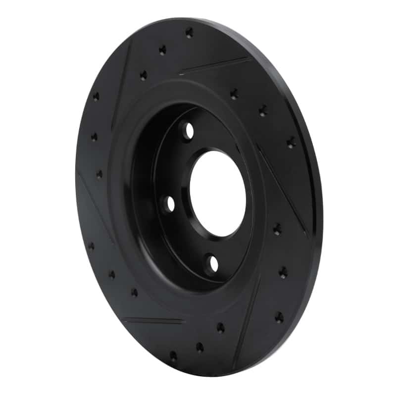 R1 Concepts — R1 14-21 Mazda 6 Rear Right Drilled & Slotted Black Brake Rotor
R1 Brake Rotor Drill - view 4