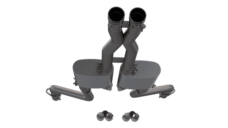 QTP — 2015-2023 Dodge Challenger 5.7L QTP Screamer Cat Back - view 2