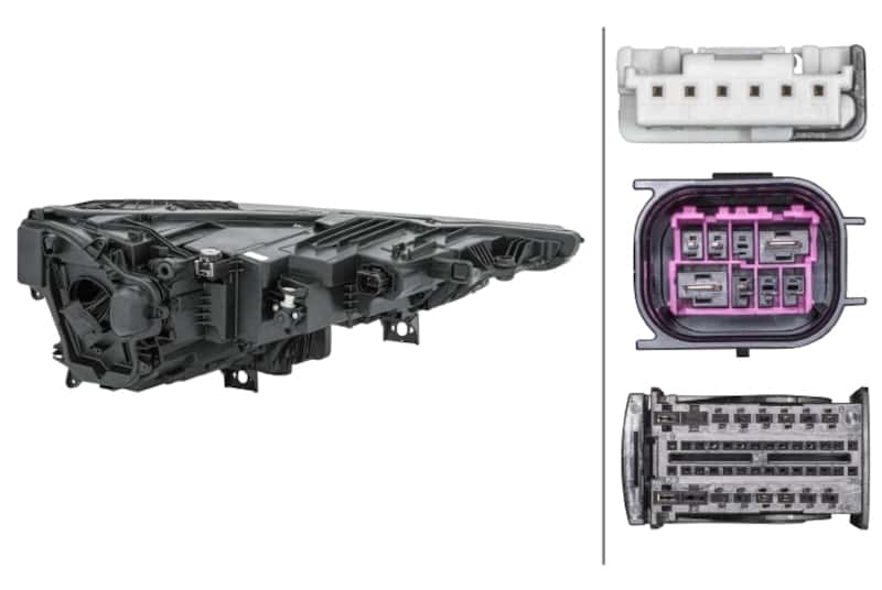 Hella — Hella 2019-2022 Audi Q8 Headlight Assembly - view 2