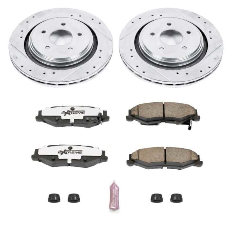 PowerStop — Power Stop 06-09 Cadillac XLR Rear Z26 Street Warrior Brake Kit - view 1