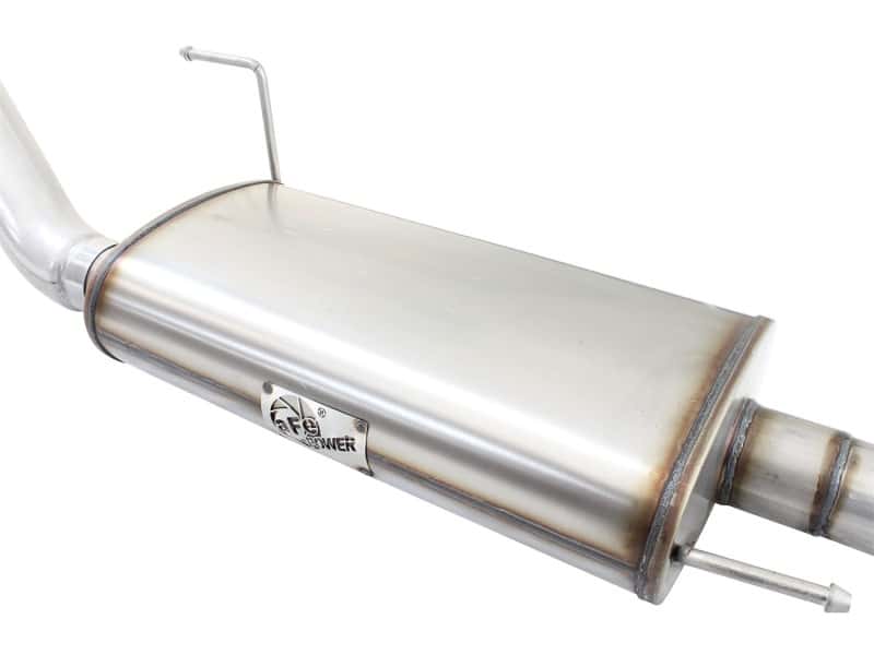 aFe — aFe MACHForce XP SS Exhaust 3in to 3.5in Cat-Back w/ Polished Tip 15 Ford F-150 EcoBoost V6 2.7/3.5L
Cat-Back Exhaust - view 5