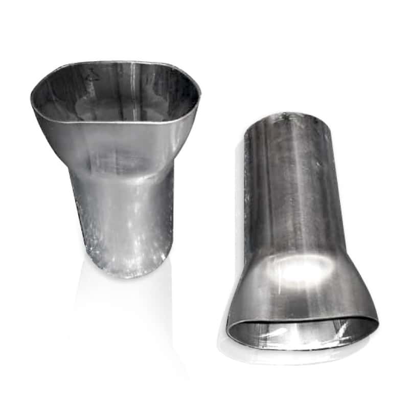 Stainless Works — Stainless Works 2 Way Collector - 1 3/4in Inlets 2 1/2in Single Outlet
Header Collector - view 1