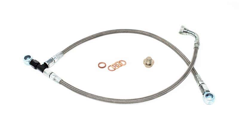 Torque Solution — Torque Solution Turbo Oil Feed Line Kit - Subaru EJ w/ Garrett GT Series - view 1