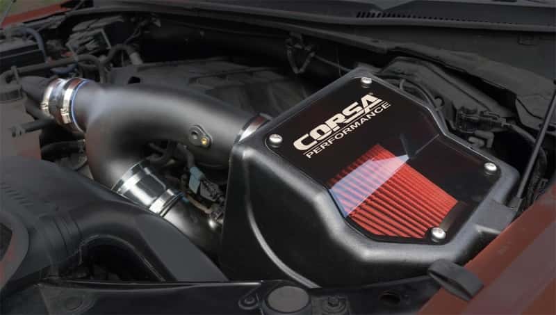 CORSA Performance — Corsa 2017-2020 Ford F-150 3.5L EcoBoost Cold Air Intake with DryTech air filter
Air Intake - view 4