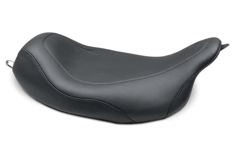 Mustang Motorcycle — Mustang 08-21 Harley Electra Glide,Rd Glide,Rd King,Str Glide Wide Tripper Solo Seat - Black - view 2