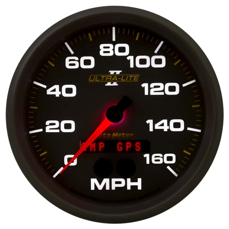 AutoMeter — Autometer Ultra-Lite II 5in 0-140MPH In-Dash Electronic GPS Programmable Speedometer
5" SPEEDO, 160 MPH, - view 10