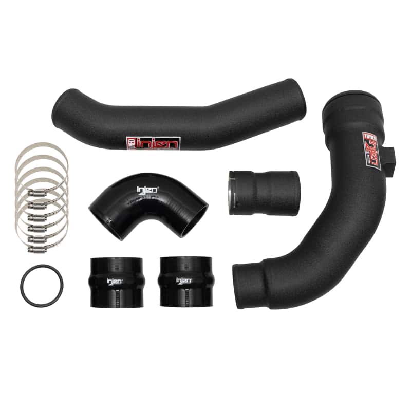 Injen — Injen 17-22 Ford F250/F/350/F-450/F-550 V8-6.7L Turbo Diesel Wrinkle Black Intercooler Piping Kit
Intercooler Pipe - view 2