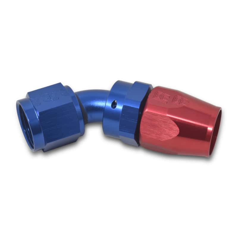 Russell — Russell Performance -12 AN Red/Blue 45 Degree Full Flow Hose End
Hose Fitting - view 4