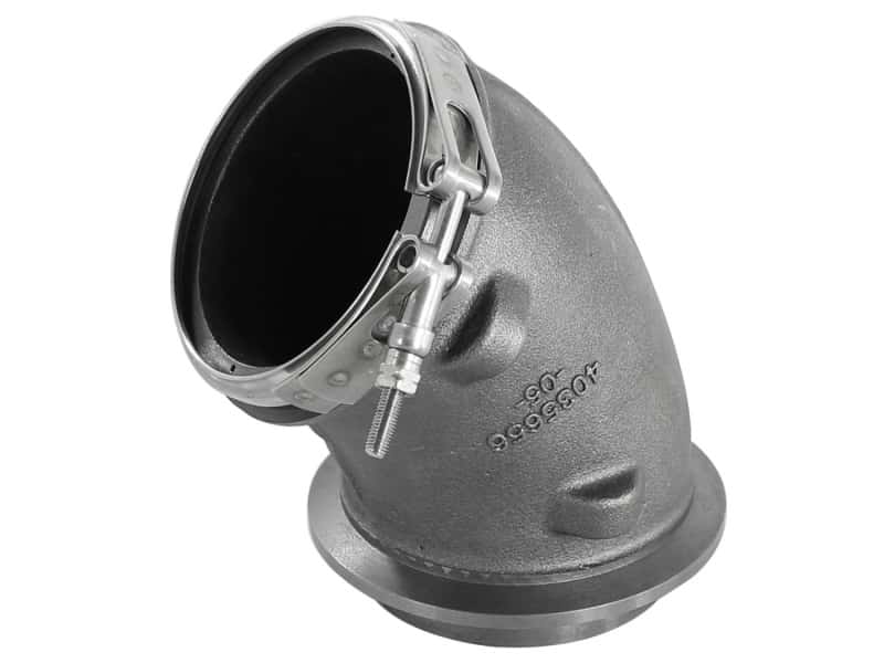 aFe — aFe BladeRunner Turbocharger Turbine Elbow Replacement Ford 99.5-03 7.3L TD
Turbocharger Elbow - view 1
