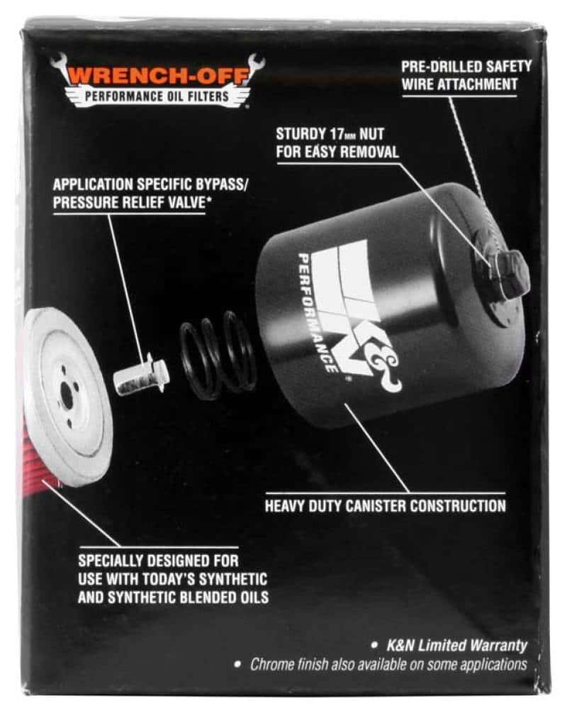 K&N Engineering — K&N Kawasaki 2.688in OD x 2.781in H Oil Filter - view 6