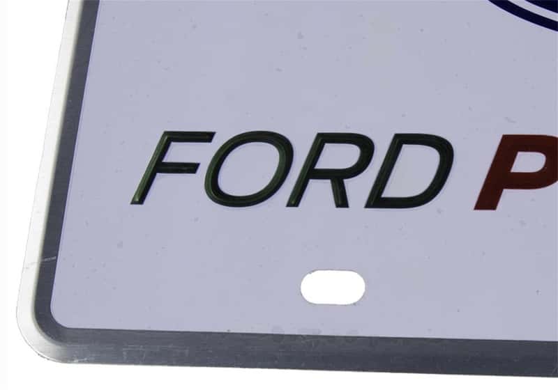 Ford Racing — Ford Racing Ford Performance License Plate - Single - view 13