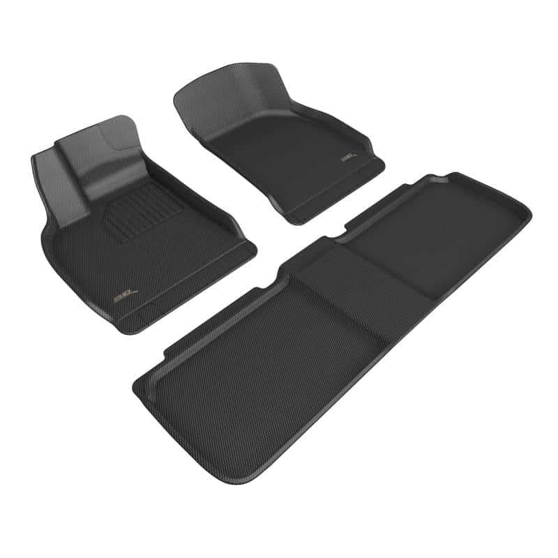 3D MAXpider — 3D MAXpider 22-23 Lucid Air Kagu Floor Mat- Black R1 R2
Floor Mat Set - view 1