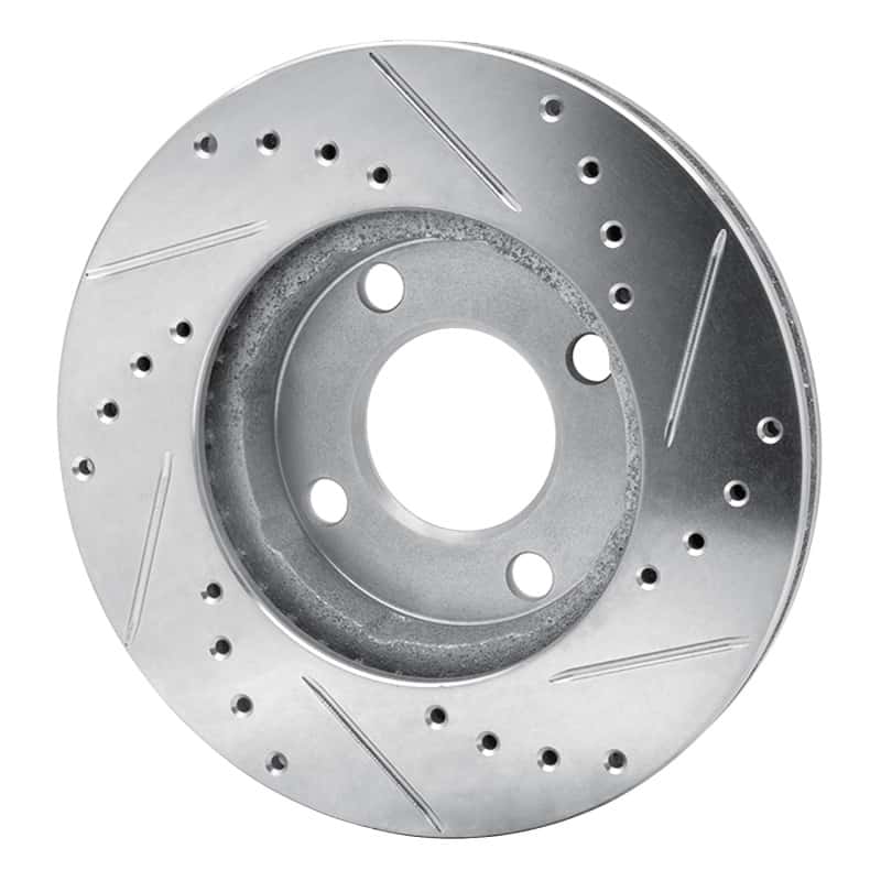R1 Concepts — R1 78-92 Audi 80 Front Left Drilled & Slotted Silver Brake Rotor
R1 Brake Rotor Drill - view 4