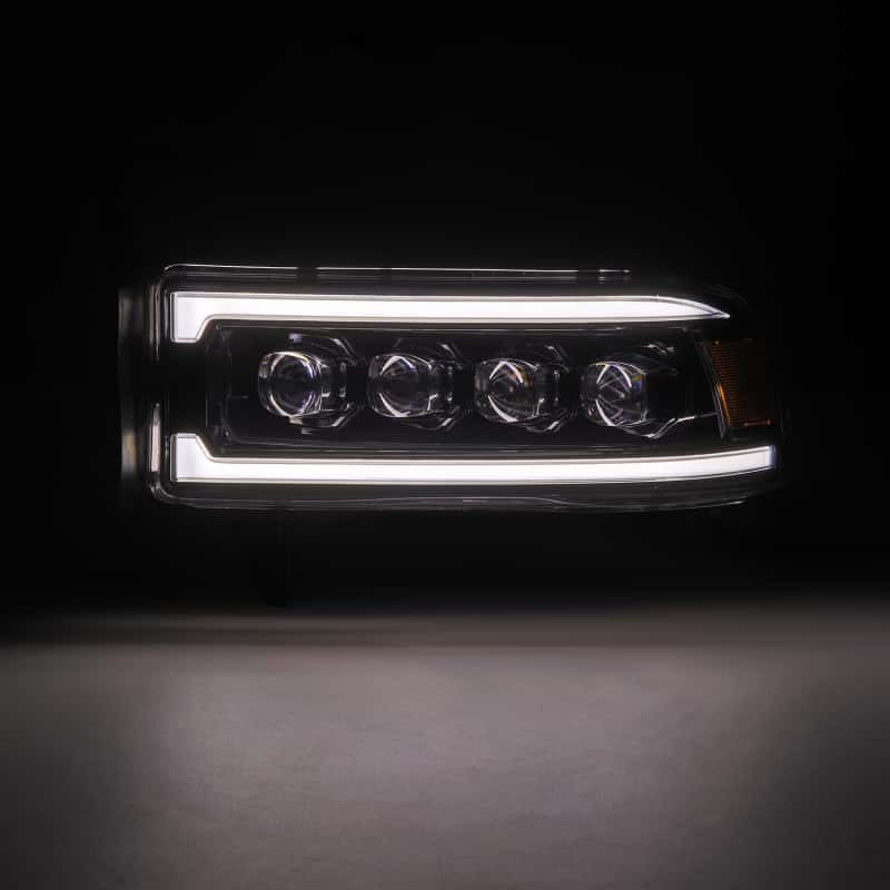 AlphaRex — AlphaRex 94-01 RAM 1500 NOVA LED Proj Headlights Alpha-Blk w/Activ Light/Seq Signal/SB DRL
Projector Headlights - view 2