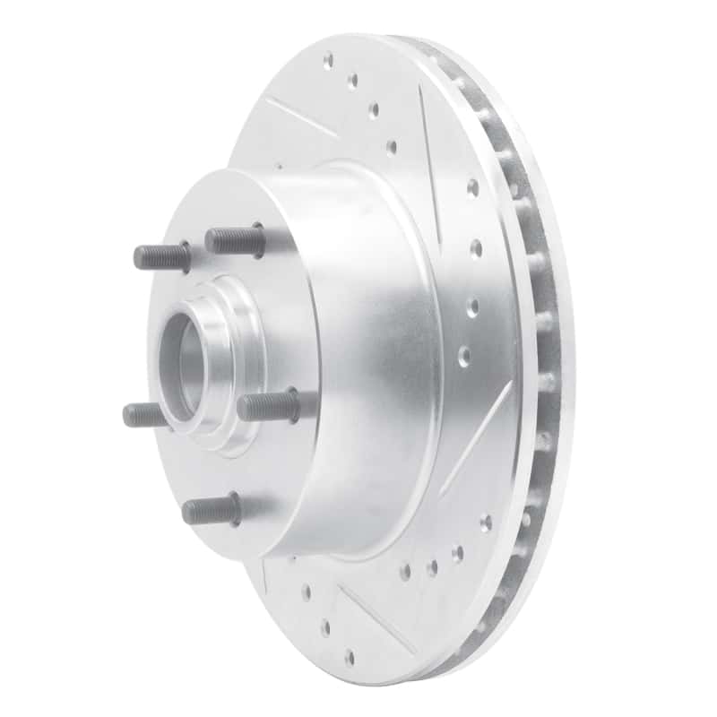 R1 Concepts — R1 1967-1974 Buick GS 400 Front Right Drilled & Slotted Silver Brake Rotor
R1 Brake Rotor Drill - view 2