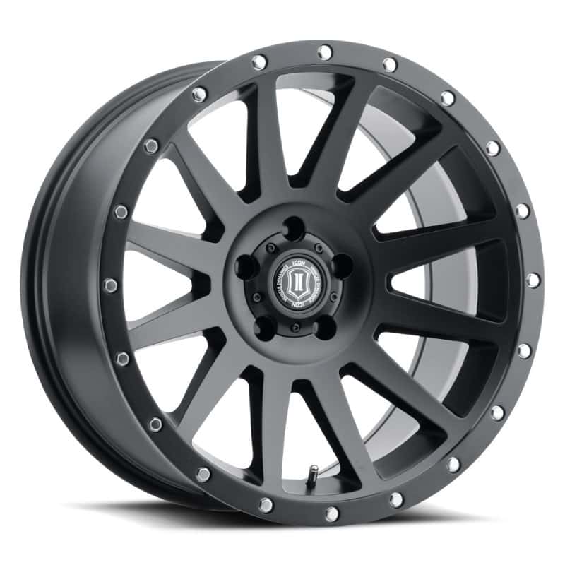 ICON — ICON Compression 20x10 6x5.5 -19mm Offset 4.75inBS Satin Black Wheel
COMPRESSION WHEEL - view 1