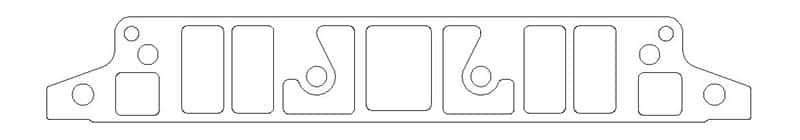 Cometic Gasket — Cometic Buick 455 Big Block V8 .060in Fiber Intake Mani Gasket Set-1.156in x 2.422in Rectangle Port
Intake Gasket Set - view 1