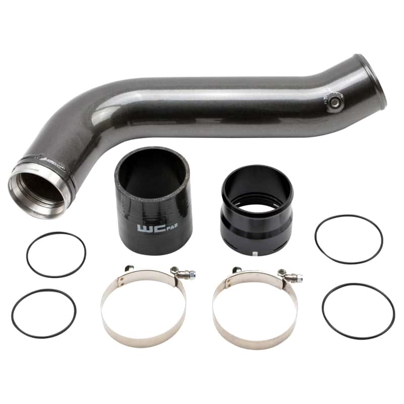 Wehrli — Wehrli 20-25 Chevrolet 6.6L L5P Duramax Passenger Side 3.5in Intercooler Pipe - Cat Yellow
P IC Pipe 20-25 CAT - view 1
