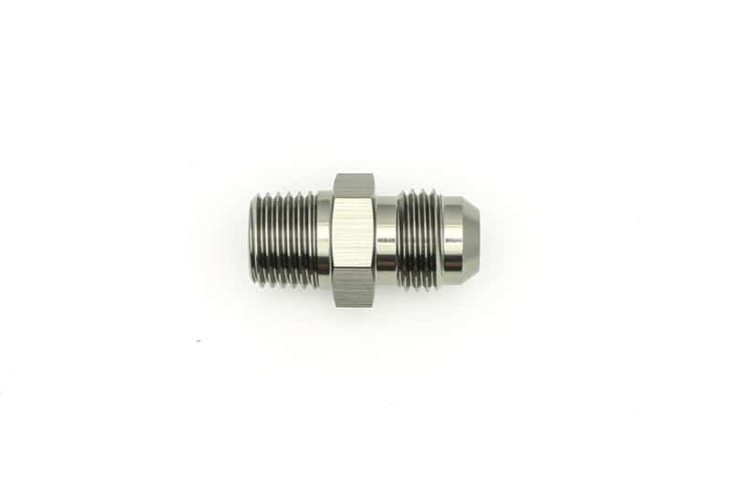 DeatschWerks — DeatschWerks 6AN Male Flare To 1/4in. Male NPT Adapter - view 3