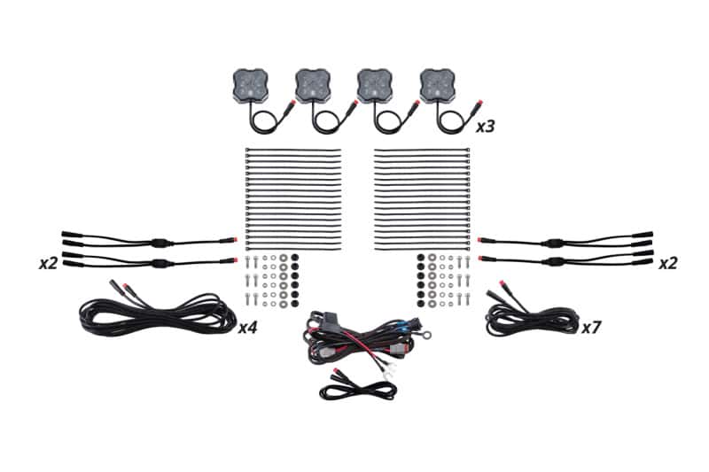 Diode Dynamics — Diode Dynamics RGBW Rock Light Installer Kit (12-pack) - view 1