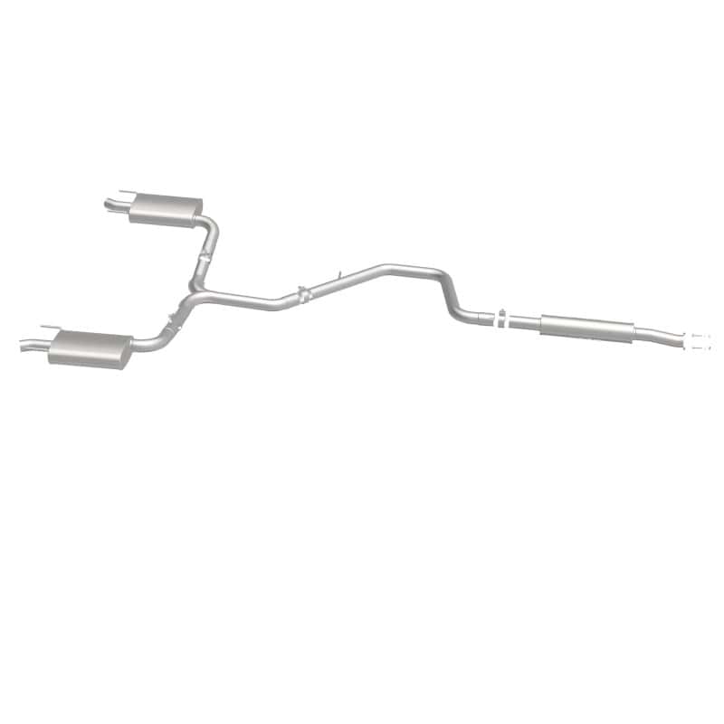 Magnaflow — MagnaFlow Cat-Back SS 2.25/2.5in Dual Split Rear Exit Polished 3in Tip 2015 Chev Impala 3.6L V6
Cat-Back - view 9