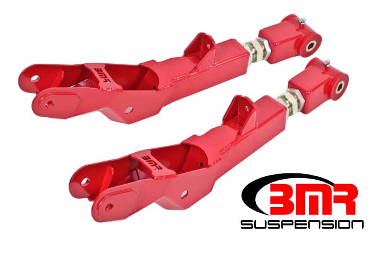 BMR Suspension — BMR 10-15 5th Gen Camaro Lower Control Arms Rear On-Car Adj. (Polyurethane) - Red
Lower Control Arms - view 1