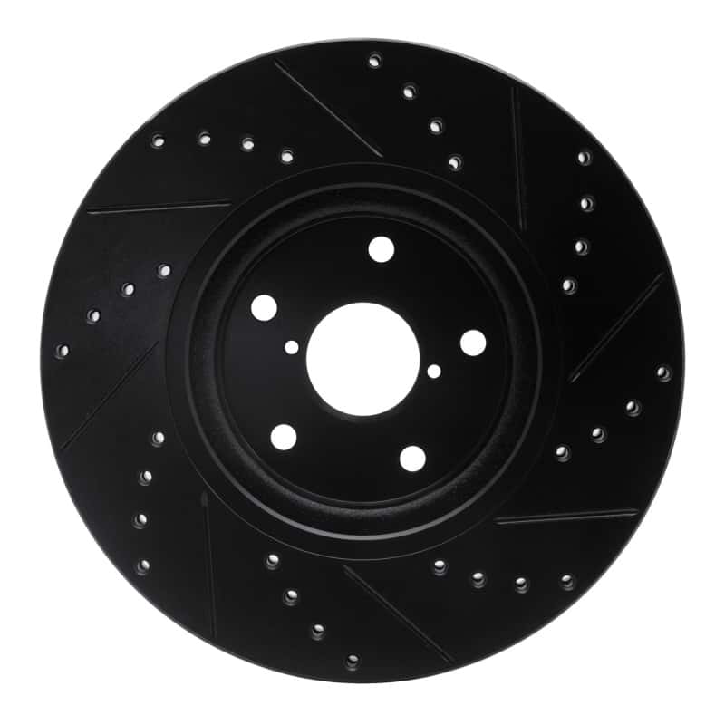 R1 Concepts — R1 06-21 Subaru Tribeca Front Left Drilled & Slotted Black Brake Rotor
R1 Brake Rotor Drill - view 5