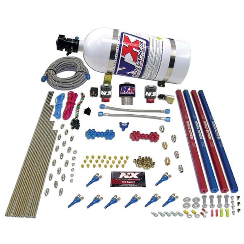 Nitrous Express — Nitrous Express Pro-Shk/Gas Nitrous Kit (200-600HP) w/Rails and 10lb Bottle
Injection System Kit
N2OSys - view 2