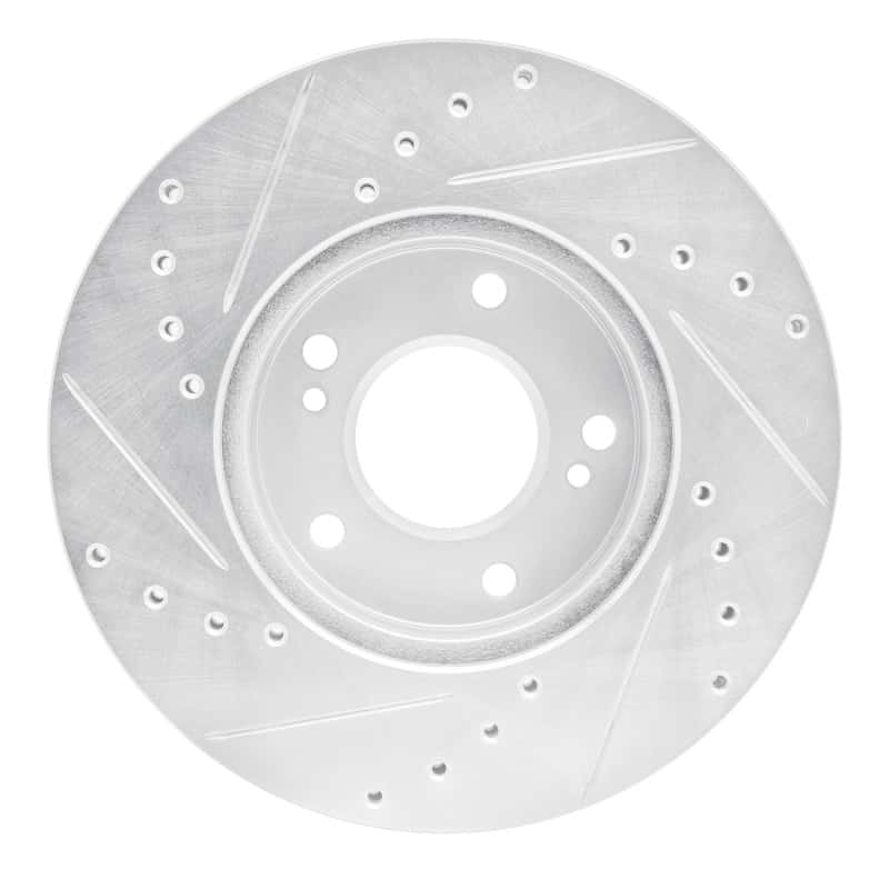 R1 Concepts — R1 89-90 Nissan 300ZX Front Right Drilled & Slotted Silver Brake Rotor
R1 Brake Rotor Drill - view 5