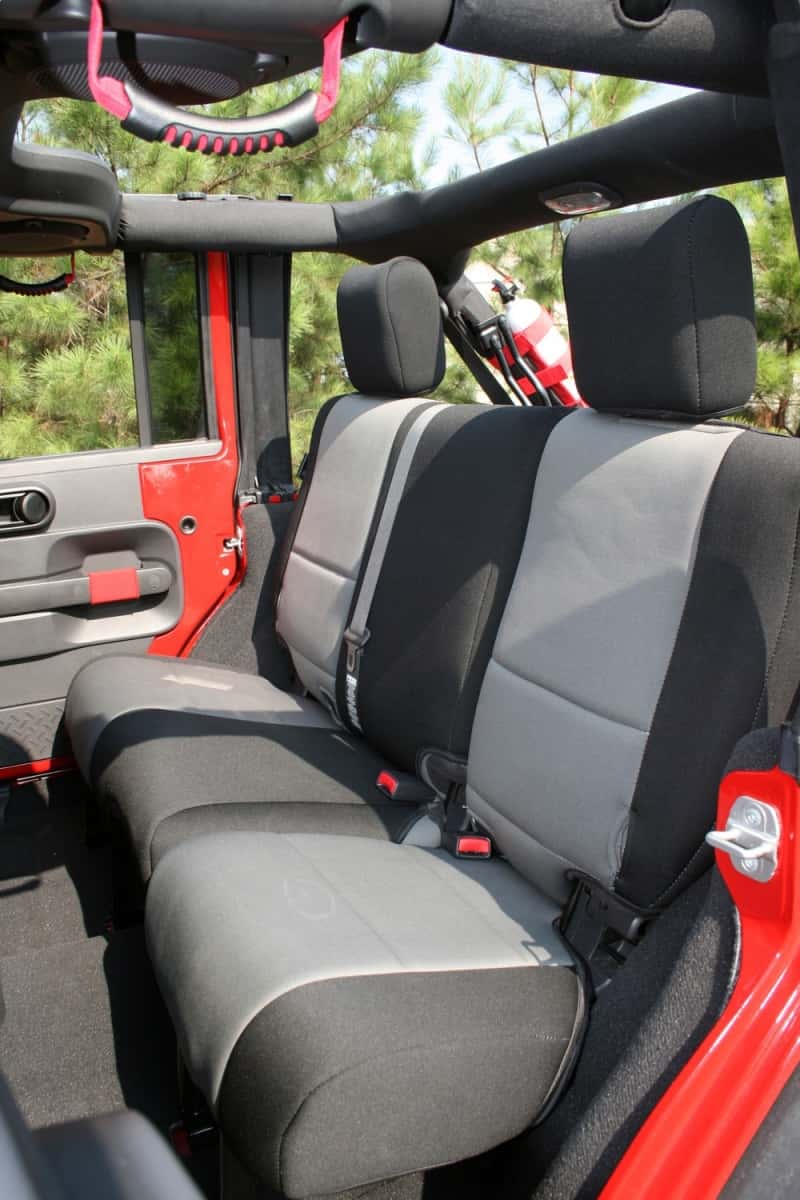 Rugged Ridge — Rugged Ridge Seat Cover Kit Black/Gray 07-10 Jeep Wrangler JK 4dr
Seat Cover - view 3