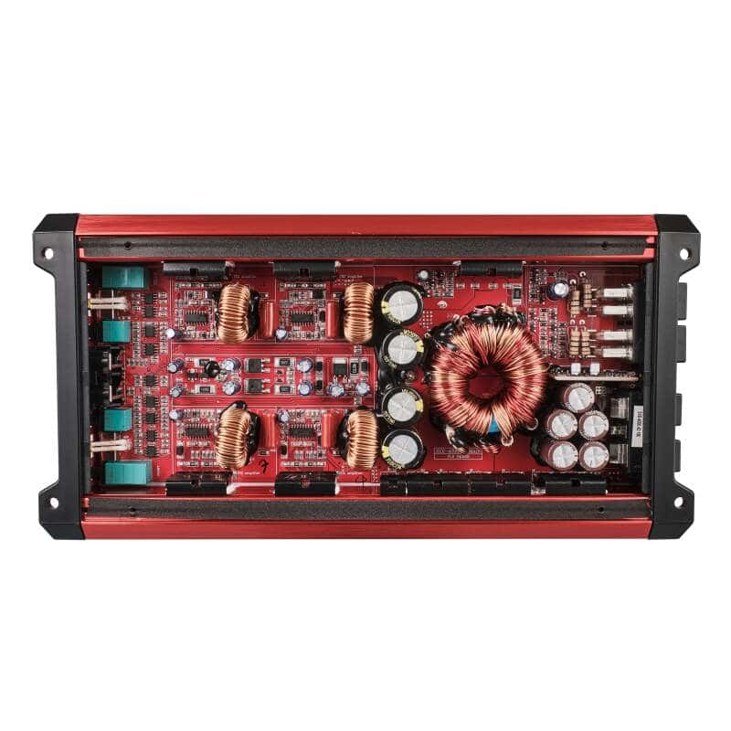 DS18 — DS18 4-Channel SXE Amplifier Class D 2x 750/4ohm Bridge 4 x 430/2ohm 4 x 275/4ohm Watts RMS- Red - view 6
