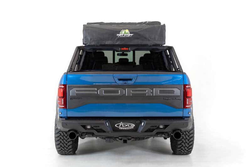 Addictive Desert Designs — Addictive Desert Designs 2015+ Ford F-150 Overlander Chase Rack w/ 3rd Brake Light - Hammer Black
Truck Bed Rack
Bed Rack - view 19