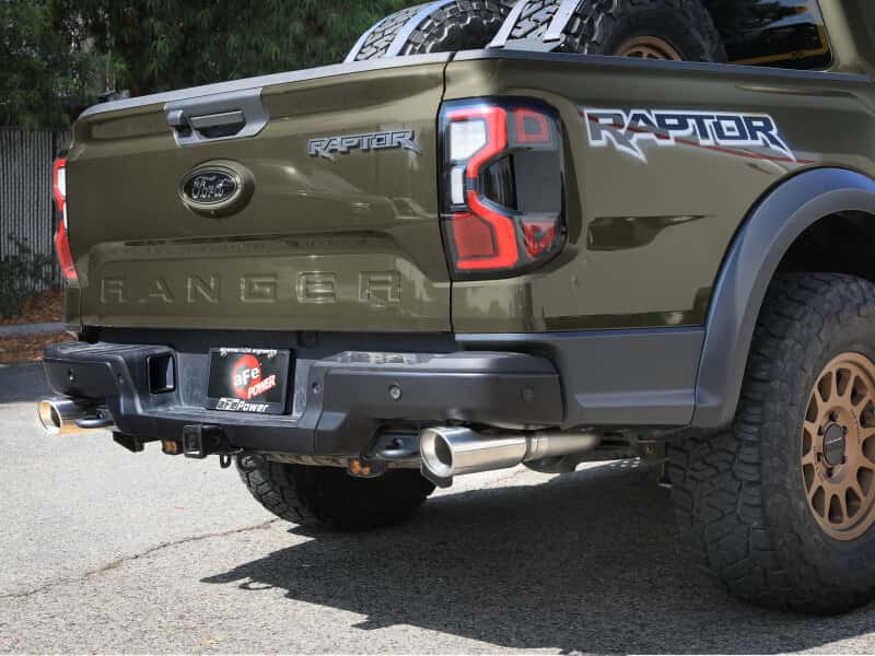 aFe — aFe 24-25 Ford Ranger Raptor Vulcan Series 3in 304 SS Cat-Back Exhaust w/ Polished Tips
Cat-Back Exhaust - view 4