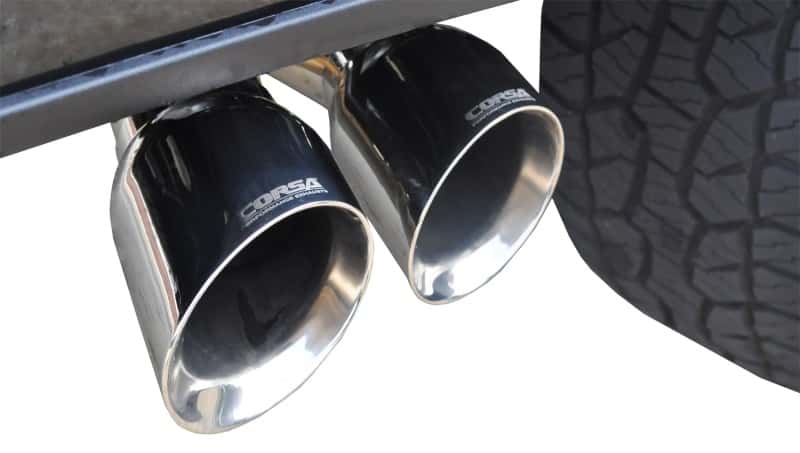 CORSA Performance — Corsa 2015-2020 Ford F-150 3.5L Ecoboost 145in Wheelbase 3in Resonator Delete Kit
Exhaust - view 7