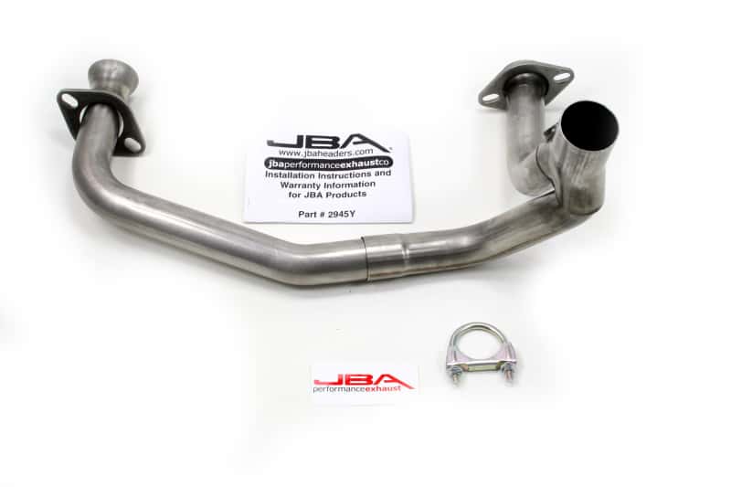 JBA — JBA 96-99 Dodge Dakota/Durango 5.2L/5.9L A/T 409SS Emissions Legal Mid Pipes
Mid-Pipes - view 1